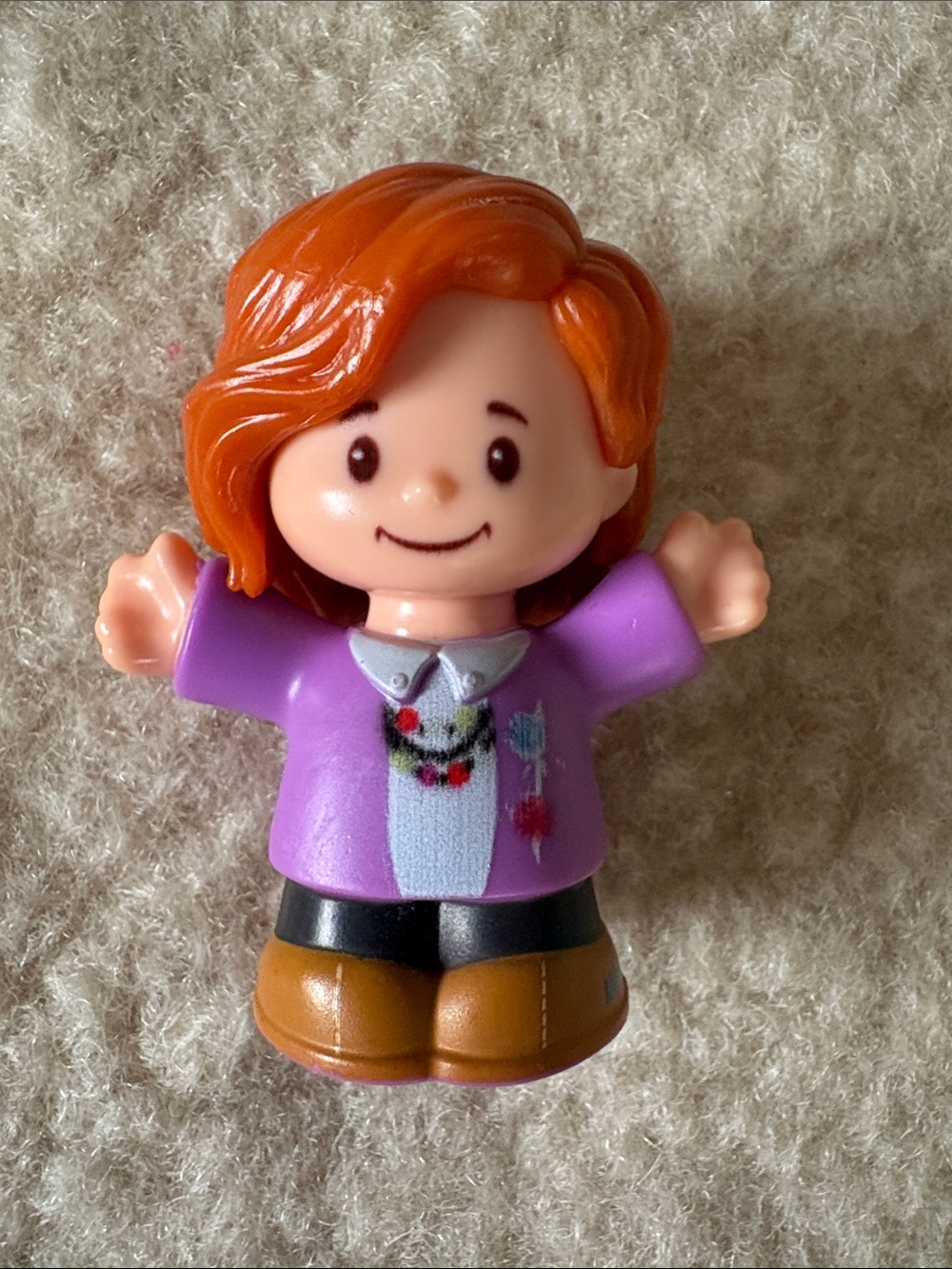 Fisher-Price Little People Mom Purple Sweater Surprise & Sounds Home Replacement